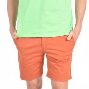 NEW EIGHT X slim fit chino shorts in terracotta